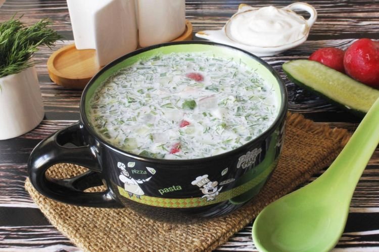 Okroshka with Chicken