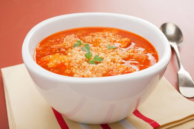 Tomato Soup with Couscous