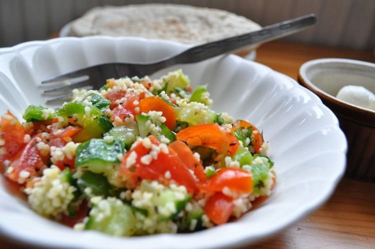 Vegetable Salad with Couscous