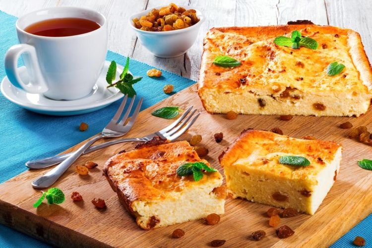 Cottage Cheese Casserole with Couscous