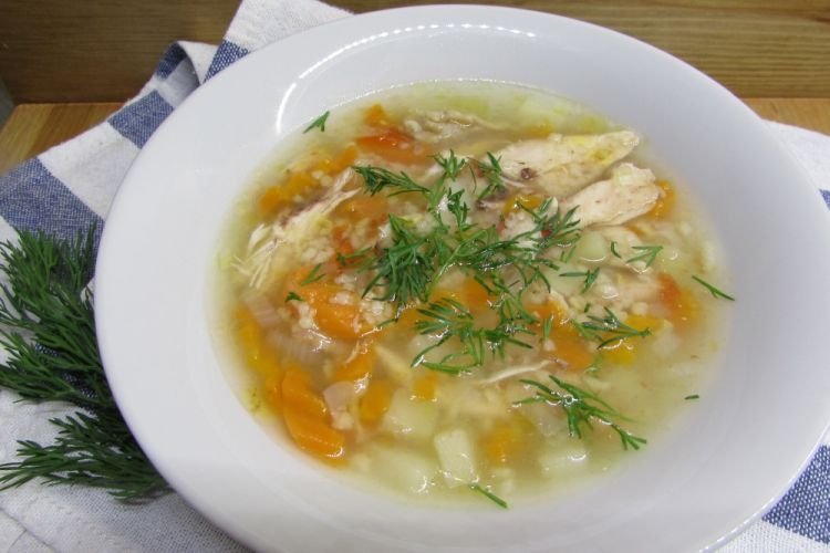 Chicken Soup with Couscous