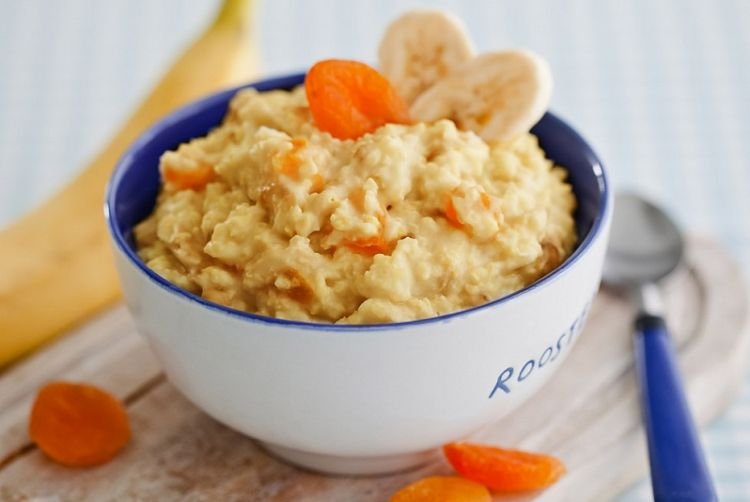 Hirsebrei mit Kokosmilch
