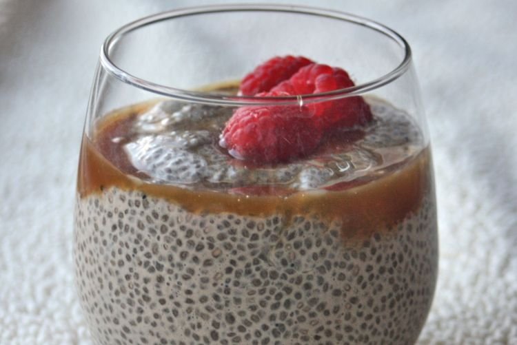 Coffee Drink with Chia Seeds