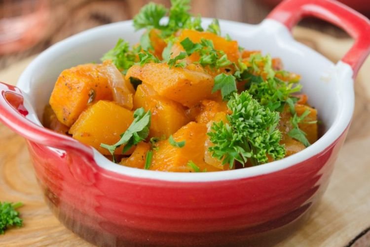 Calabaza con tocino