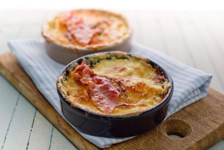 Gratinado con tocino