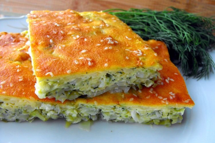 Überbackener Krautkuchen