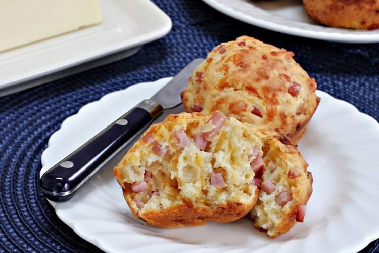 Ham and Cheese Muffins