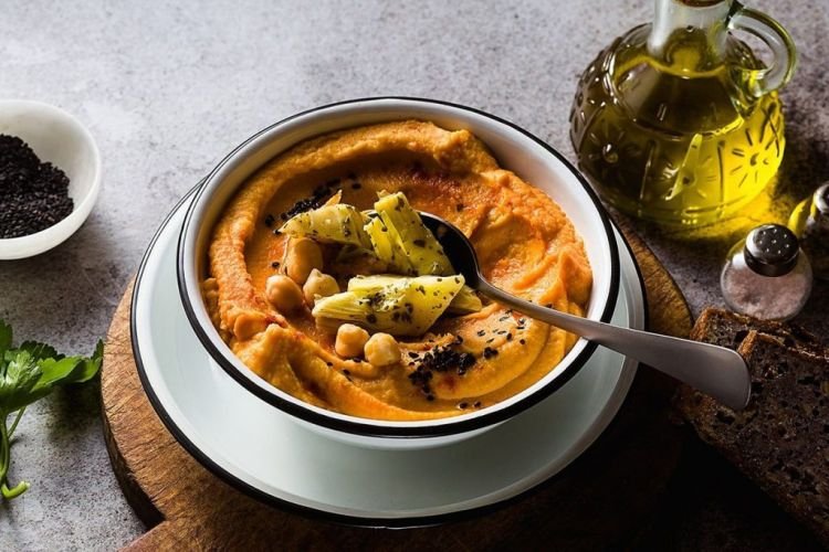 Süßkartoffel-Hummus
