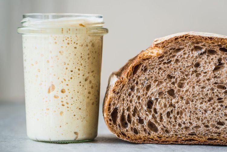 Oat Flake Sourdough Starter for Bread