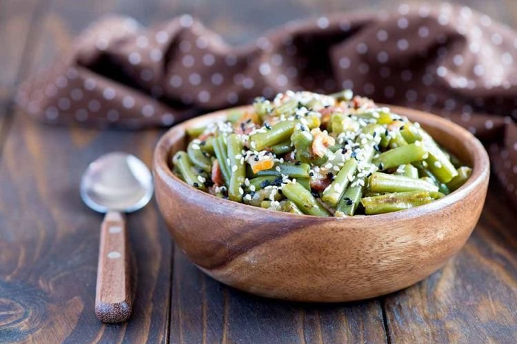Quinoa mit grünen Bohnen