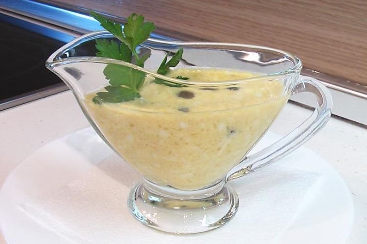 Sauce zu Fisch mit Kapern