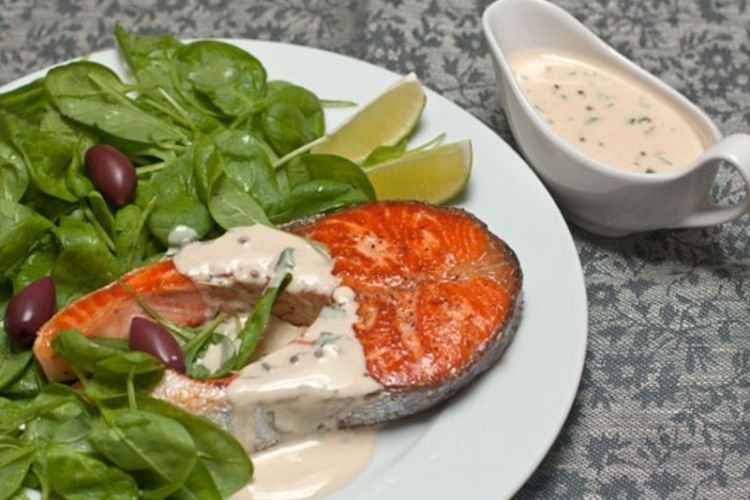 Sahnesauce zu Fisch