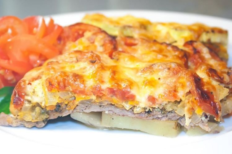 Cerdo a la francesa con hierbas aromáticas