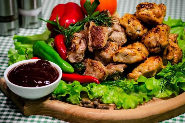 Schaschlik in Biermarinade