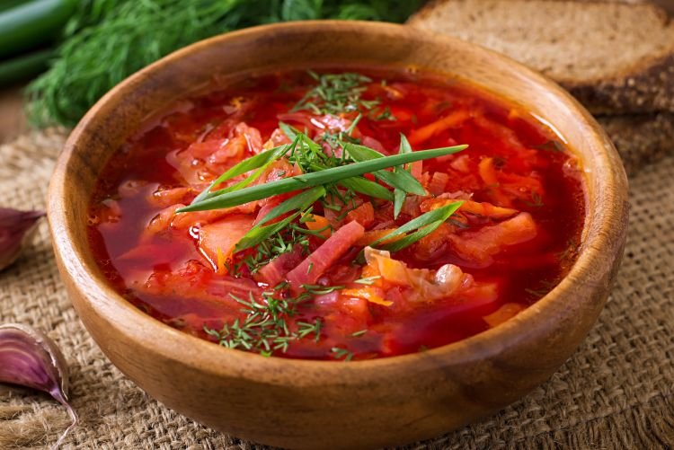 Diet Borsch with Chicken