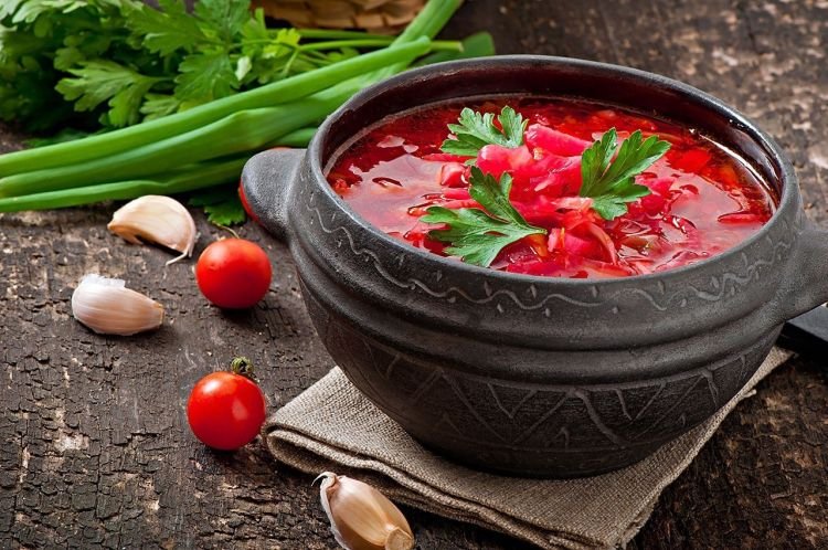 Lenten Borsch without Meat