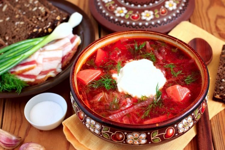 Borsch with Sauerkraut