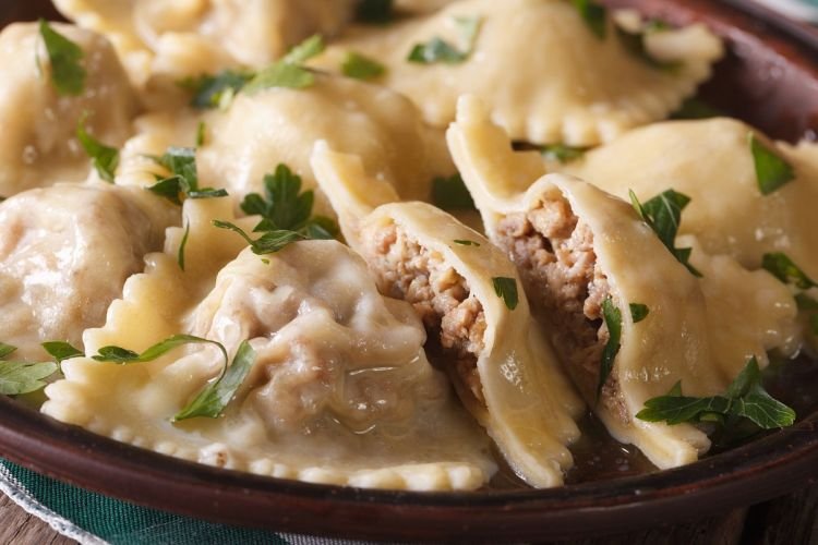 Ravioles de carne