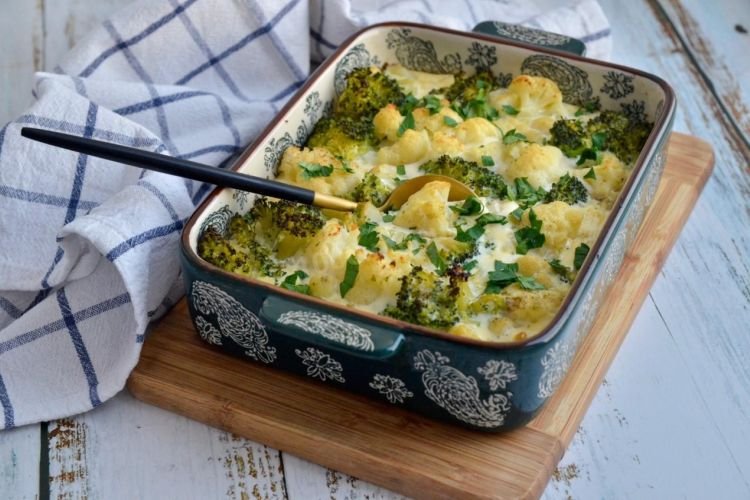 Brokkoli-Blumenkohl-Auflauf