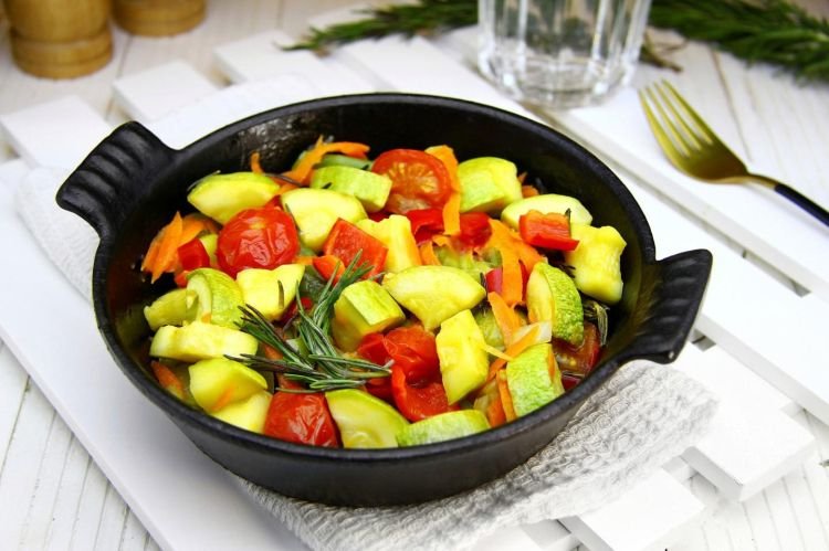 Gedünstete Zucchini