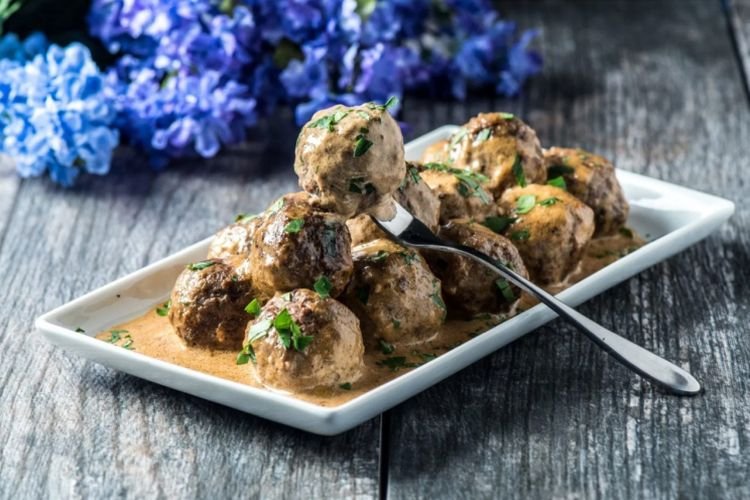 Indische Köfte, mit Joghurt gebacken