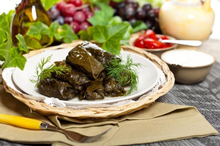 Dolma con verduras