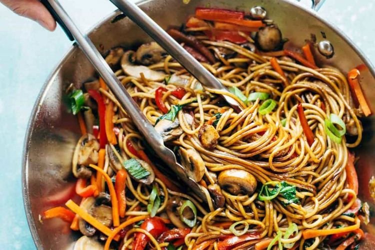Ramen mit Auberginen