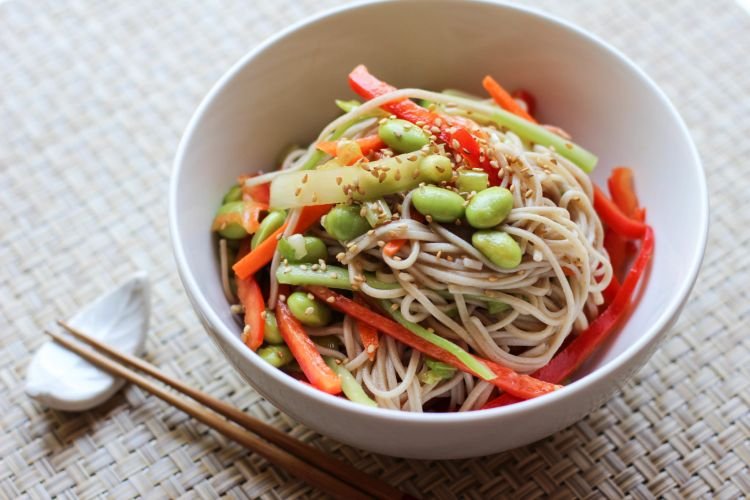 Ramen mit Paprika