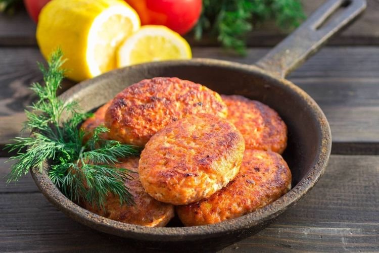 Salmon Minced Meat Cutlets