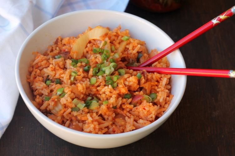 Gebratener Reis mit Kimchi