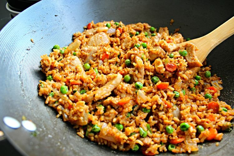Gebratener Reis „Teriyaki“