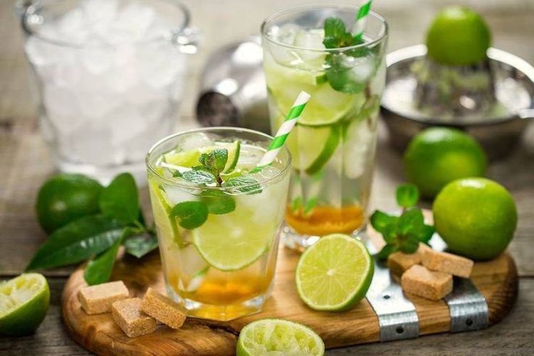 Mojito mit Gin und Tonic