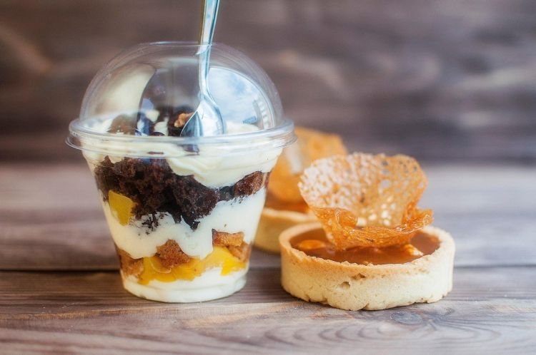 Coffee Trifle with Oranges