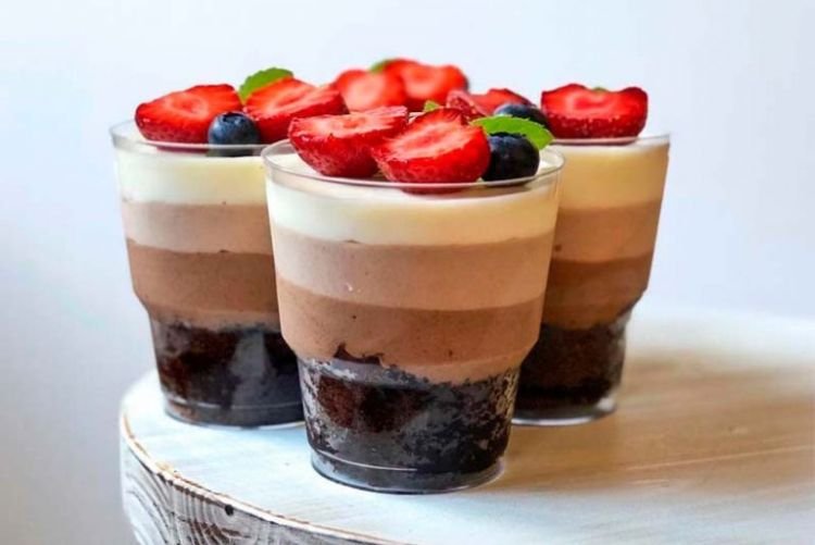Triple Chocolate Trifle