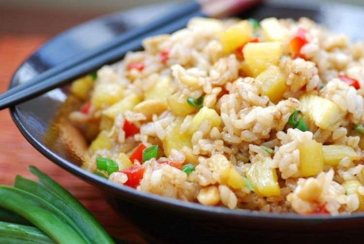 Rice with Pineapples
