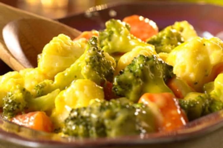 Stewed Vegetables in Sour Cream