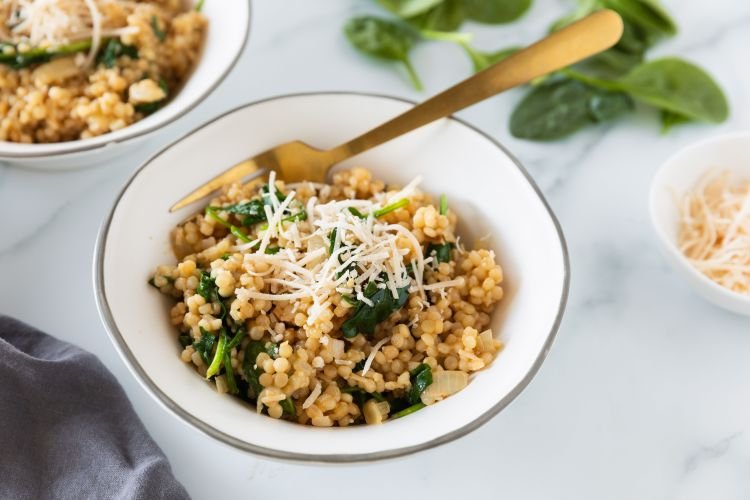 Couscous with Spinach