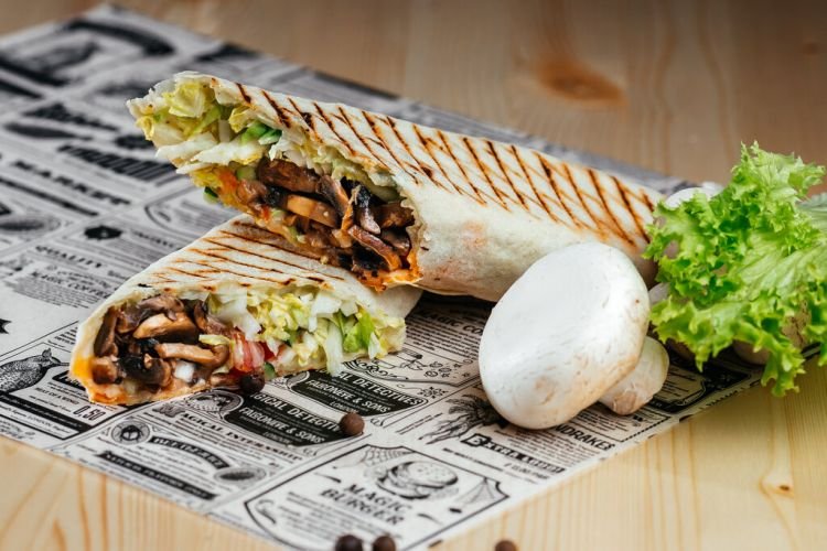 Vegetarischer Döner Kebab