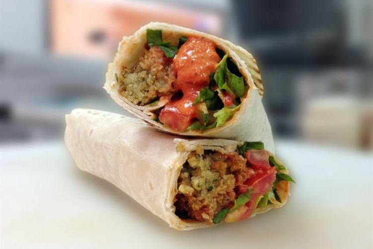 Döner Kebab mit Falafel