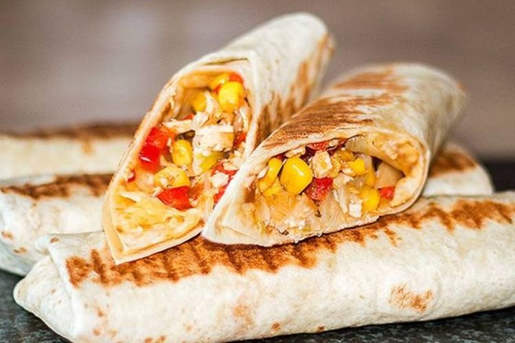 Döner Kebab mit Mais