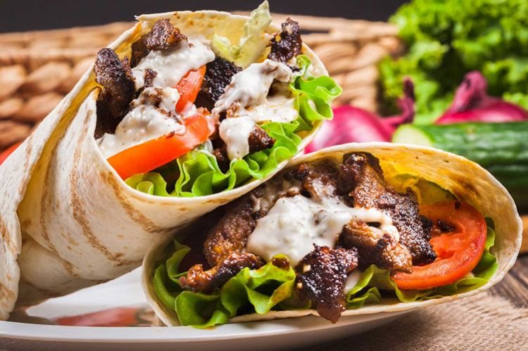 Döner Kebab mit Rindfleisch