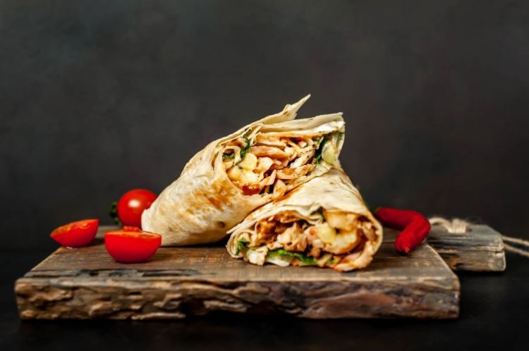 Döner Kebab mit Fisch