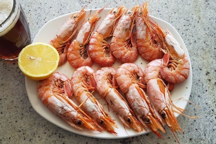 Boiled Langoustines