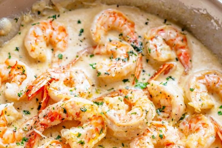 Langoustines in Sour Cream