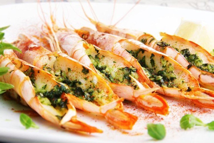 Langoustines with Garlic and Herbs