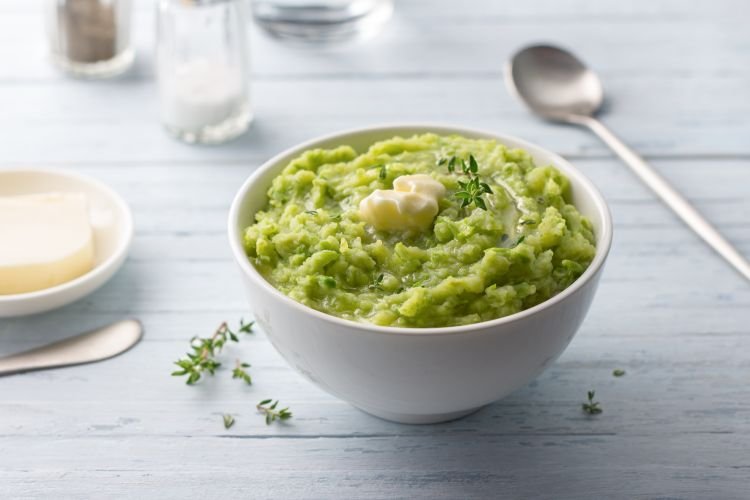 Mashed Potatoes with Green Peas