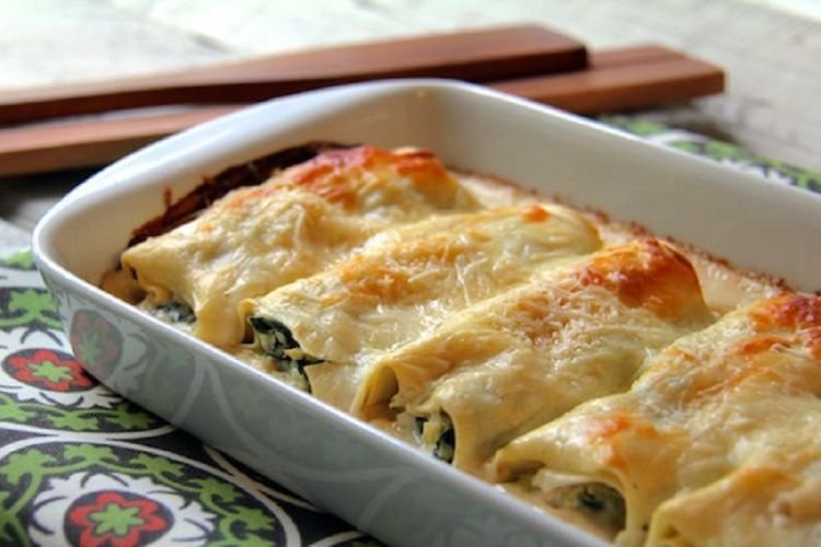 Cannelloni mit Pfifferlingen
