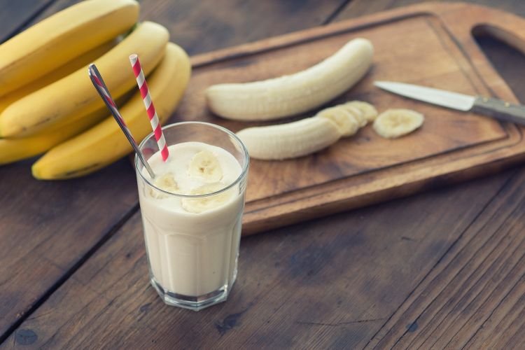 Milchshake mit Kokosmilch