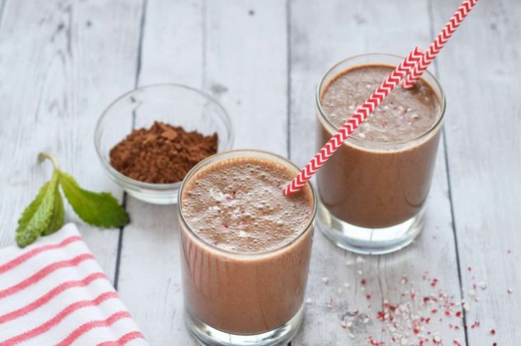 Milchshake mit Kakao