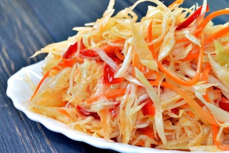 Quick Marinated Cabbage